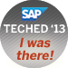 SAP TechEd 2013 Bangalore Attendee