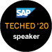 SAP TechEd in 2020 Speaker