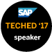 SAP TechEd 2017 Speaker