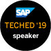 SAP TechEd 2019 Speaker