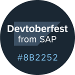 #8B2252 - Devtoberfest 2023 - Create a Dev Space for SAP Fiori Apps