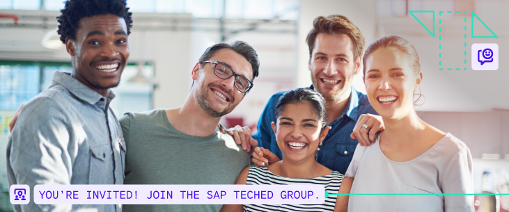 Welcome to the SAP TechEd Group! Be sure to JOIN for regular updates.