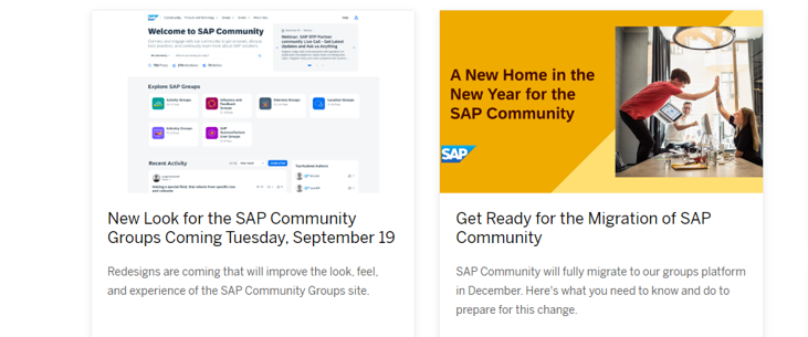 Want to Know What's New in SAP Community? Check Out the Navigation!