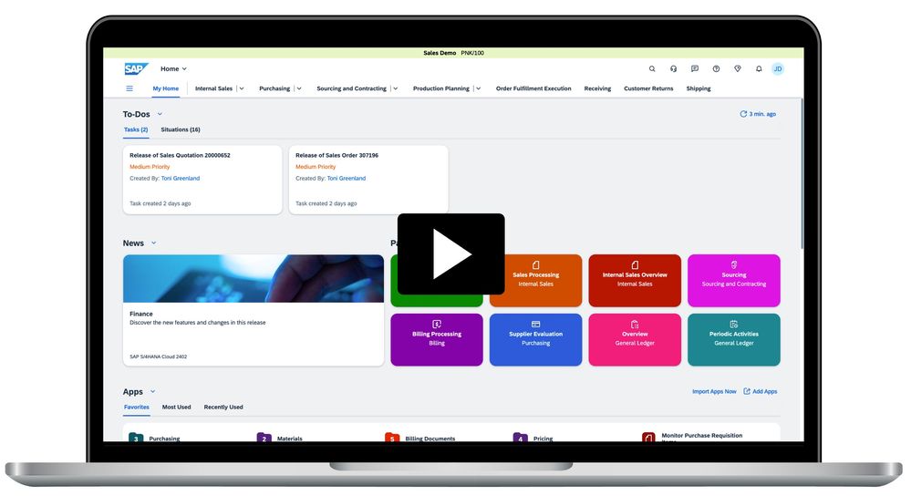 Video 1: Look at the new My Home product home page, and how users can personalize it to their needs.