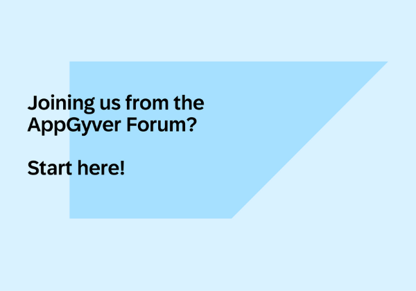 Joining us from the AppGyver Forum? Start here in the SAP Builders Group!