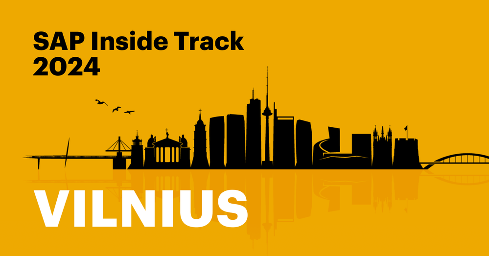 SAP Inside Track Vilnius 2024 on April 27