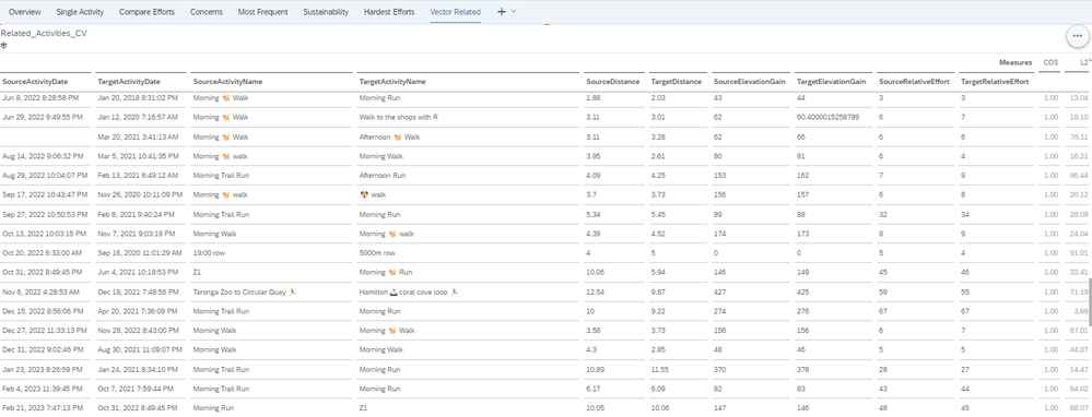 HANA Vector Query Output - in SAP Analytics Cloud